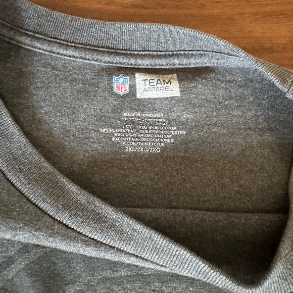 NFL Chicago Bears Football Grey Tee size 2XL - Picture 4 of 4